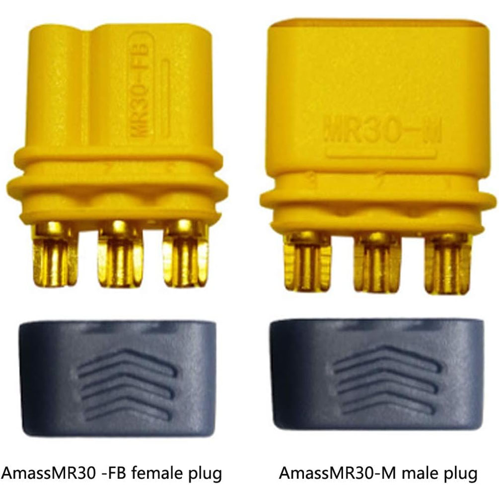 10PCS Amass MR30 Connector 3-P - огляд і ціна Drone Rc Link