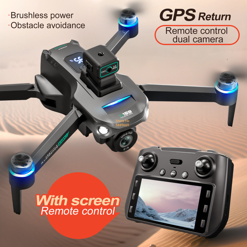 8K Dual Camera 5G WIFI FPV Rem - огляд і ціна Drone Rc With Screen