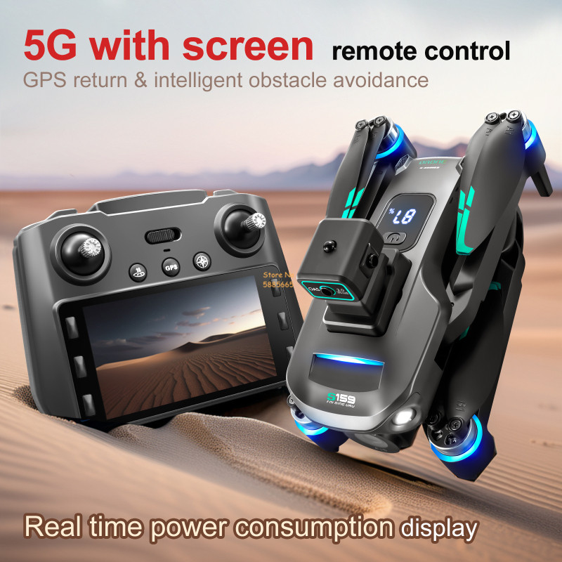 8K Dual Camera 5G WIFI FPV Rem - огляд і ціна Drone Rc With Screen
