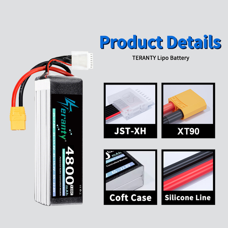 TERANTY 6S 4800mAh Lipo Batter - огляд і ціна Drone Rc Link