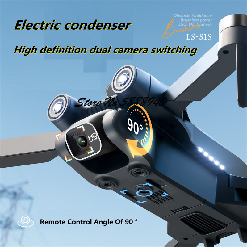 6K Optical Flow Brushless Fold - огляд і ціна Drone S1S Rc Quadcopter