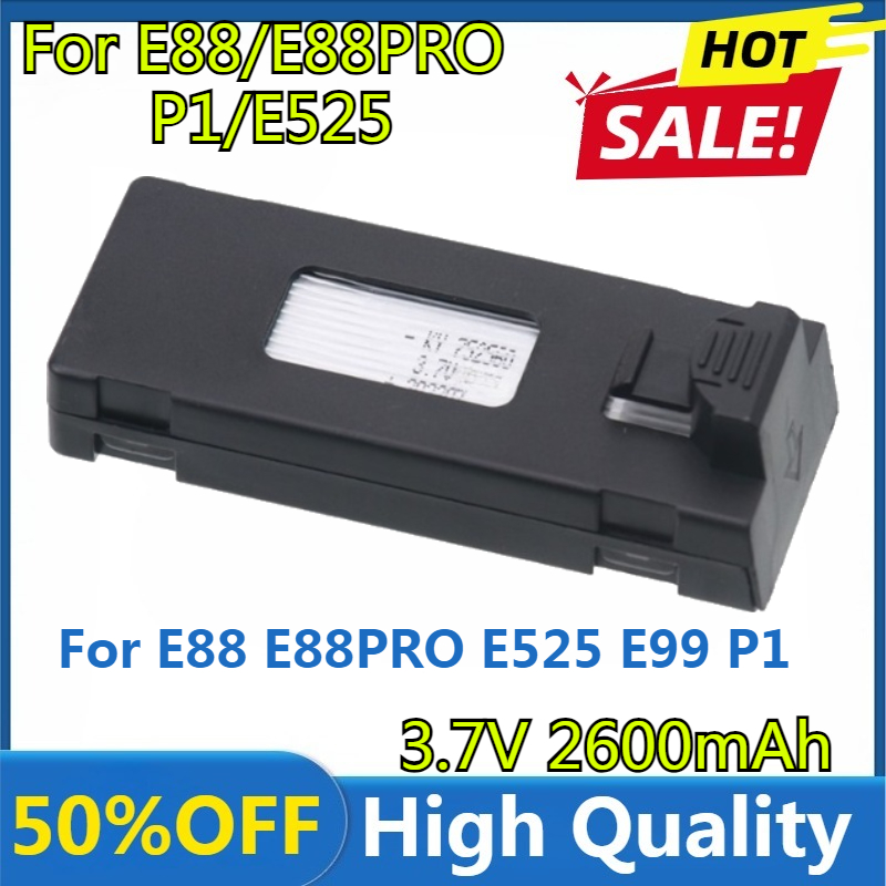 E88 Battery 3.7V 2600mAh Lipo  - огляд і ціна Drone Rc E99